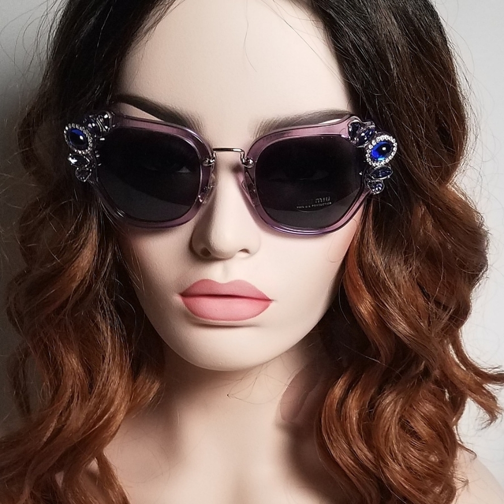 Miu Miu Purple Sunglasses